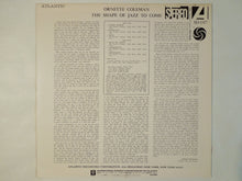 画像をギャラリービューアに読み込む, Ornette Coleman - The Shape Of Jazz To Come (LP-Vinyl Record/Used)