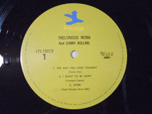 Load image into Gallery viewer, Thelonious Monk, Sonny Rollins - Thelonious Monk / Sonny Rollins (LP-Vinyl Record/Used)