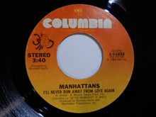 画像をギャラリービューアに読み込む, Manhattans - Shining Star / I'll Never Run Away From Love Again (7inch-Vinyl Record/Used)