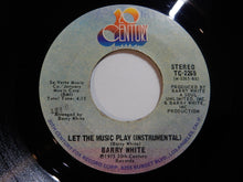 画像をギャラリービューアに読み込む, Barry White - Let The Music Play / (Instrumental) (7inch-Vinyl Record/Used)