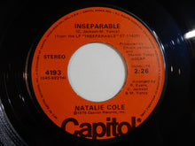 画像をギャラリービューアに読み込む, Natalie Cole - Inseparable / How Come You Won't Stay Here (7inch-Vinyl Record/Used)