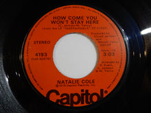 画像をギャラリービューアに読み込む, Natalie Cole - Inseparable / How Come You Won't Stay Here (7inch-Vinyl Record/Used)