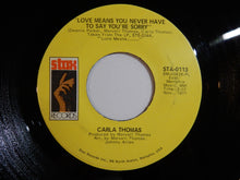 画像をギャラリービューアに読み込む, Carla Thomas - You've Got A Cushion To Fall On / Love Means You Never Have To Say You're Sorry (7inch-Vinyl Record/Used)