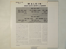 画像をギャラリービューアに読み込む, Miles Davis - Walkin' (LP-Vinyl Record/Used)