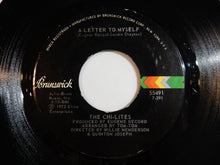 画像をギャラリービューアに読み込む, Chi-Lites - A Letter To Myself / Sally (7inch-Vinyl Record/Used)
