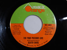 画像をギャラリービューアに読み込む, Geater Davis - For Your Precious Love / Wrapped Up In You (7inch-Vinyl Record/Used)