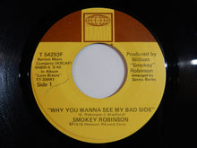 画像をギャラリービューアに読み込む, Smokey Robinson - Why You Wanna See My Bad Side / Daylight & Darkness (7inch-Vinyl Record/Used)