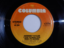 画像をギャラリービューアに読み込む, Johnnie Taylor - Keep On Dancing / I Love To Make Love When It's Raining (7inch-Vinyl Record/Used)