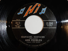 画像をギャラリービューアに読み込む, Ann Peebles - (You Keep Me) Hangin' On / Heartaches, Heartaches (7inch-Vinyl Record/Used)