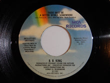 画像をギャラリービューアに読み込む, B.B. King - There Must Be A Better World Somewhere / You're Going With Me (7inch-Vinyl Record/Used)