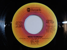 画像をギャラリービューアに読み込む, B.B. King - When I'm Wrong / Have Faith (7inch-Vinyl Record/Used)