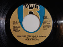 画像をギャラリービューアに読み込む, Jackie Moore - Make Me Feel Like A Woman / Singing Funky Music Turns Me On (7inch-Vinyl Record/Used)