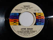 画像をギャラリービューアに読み込む, Luther Ingram - Always / Help Me Love (7inch-Vinyl Record/Used)