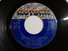 画像をギャラリービューアに読み込む, Supremes - Love Is Here And Now You're Gone / There's No Stopping Us Now (7inch-Vinyl Record/Used)