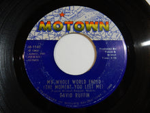 画像をギャラリービューアに読み込む, David Ruffin - My Whole World Ended (The Moment You Left Me) / I've Got To Find Myself A Brand New Baby (7inch-Vinyl Record/Used)