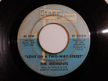 画像をギャラリービューアに読み込む, Moments - Love On A Two-Way Street / I Won't Do Anything (7inch-Vinyl Record/Used)