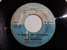 画像をギャラリービューアに読み込む, Moments - Love On A Two-Way Street / I Won't Do Anything (7inch-Vinyl Record/Used)