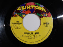 画像をギャラリービューアに読み込む, Impressions - Sooner Or Later / Miracle Woman (7inch-Vinyl Record/Used)
