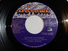 画像をギャラリービューアに読み込む, Lionel Richie - Running With The Night / Serves You Right (7inch-Vinyl Record/Used)