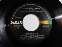 画像をギャラリービューアに読み込む, Tyrone Davis - If You Had A Change In Mind / Was It Just A Feeling (7inch-Vinyl Record/Used)