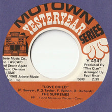 画像をギャラリービューアに読み込む, Supremes - Love Child / Some Things You Never Get Used To (7inch-Vinyl Record/Used)
