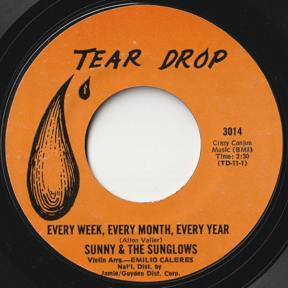 Sunny & The Sunglows - Talk To Me / Every Week, Every Month, Every