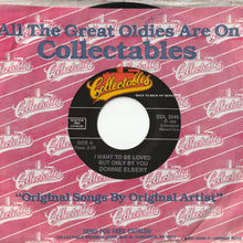 画像をギャラリービューアに読み込む, Donnie Elbert - I Want To Be Loved But Only By You / Believe It Or Not (7inch-Vinyl Record/Used)