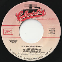 画像をギャラリービューアに読み込む, Tommy Edwards - It's All In The Game / Morning Side Of The Mountain (7inch-Vinyl Record/Used)