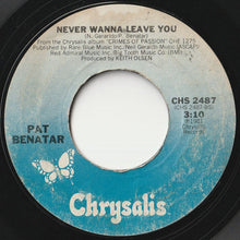 Load image into Gallery viewer, Pat Benatar - Treat Me Right / Never Wanna Leave You (7inch-Vinyl Record/Used)