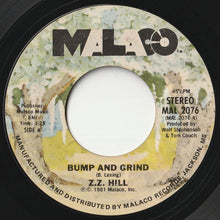 Load image into Gallery viewer, Z.Z. Hill - Bump And Grind / Something Good Going On (7inch-Vinyl Record/Used)