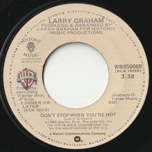 画像をギャラリービューアに読み込む, Larry Graham - Don't Stop When You're Hot / I Love Loving You (7inch-Vinyl Record/Used)