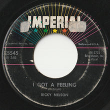画像をギャラリービューアに読み込む, Ricky Nelson - Lonesome Town / I Got A Feeling (7inch-Vinyl Record/Used)
