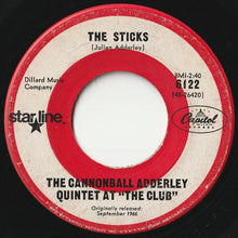 Load image into Gallery viewer, Cannonball Adderley Quintet - The Sticks / Cannon's Theme (7inch-Vinyl Record/Used)