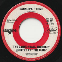 Load image into Gallery viewer, Cannonball Adderley Quintet - The Sticks / Cannon's Theme (7inch-Vinyl Record/Used)