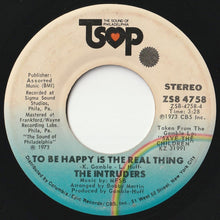 画像をギャラリービューアに読み込む, Intruders - A Nice Girl Like You / To Be Happy Is The Real Thing (7inch-Vinyl Record/Used)