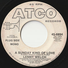 画像をギャラリービューアに読み込む, Lenny Welch - A Sunday Kind Of Love (Mono) / (Stereo) (7inch-Vinyl Record/Used)