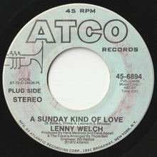 画像をギャラリービューアに読み込む, Lenny Welch - A Sunday Kind Of Love (Mono) / (Stereo) (7inch-Vinyl Record/Used)