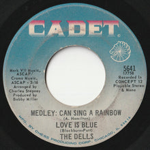 画像をギャラリービューアに読み込む, Dells - Medley: Can Sing A Rainbow - Love Is Blue / Hallelujah Baby (7inch-Vinyl Record/Used)