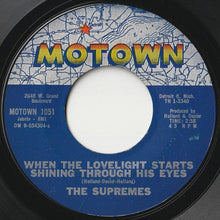Load image into Gallery viewer, Supremes - When The Lovelight Starts Shining Through His Eyes / Standing At The Crossroads Of Love (7inch-Vinyl Record/Used)