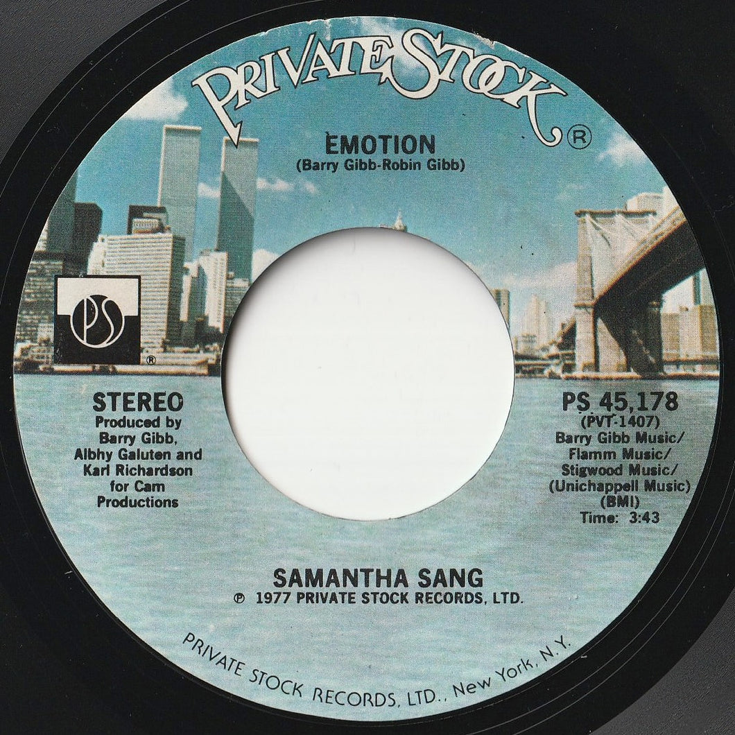 Samantha Sang - Emotion / When Love Is Gone (7inch-Vinyl Record/Used)