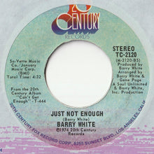 Load image into Gallery viewer, Barry White - Can't Get Enough Of Your Love, Babe / Just Not Enough (7inch-Vinyl Record/Used)