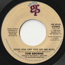 画像をギャラリービューアに読み込む, Tom Browne - Thighs High (Grip Your Hips And Move) / Midnight Interlude (7 inch Record / Used)