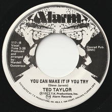 画像をギャラリービューアに読み込む, Ted Taylor - Ghetto Disco / You Can Make It If You Try (7 inch Record / Used)