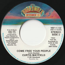 画像をギャラリービューアに読み込む, Curtis Mayfield - Toot An'Toot An'Toot / Come Free Your People (7 inch Record / Used)