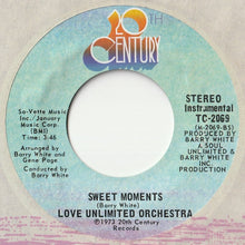 Load image into Gallery viewer, Love Unlimited Orchestra - Love&#39;s Theme (Instrumental) / Sweet Moments (Instrumental) (7 inch Record / Used)
