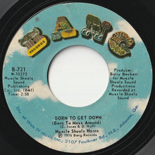 画像をギャラリービューアに読み込む, Muscle Shoals Horns - Born To Get Down (Born To Mess Around) / Hustle To The Music (7 inch Record / Used)