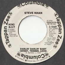 画像をギャラリービューアに読み込む, Steve Khan - Darlin' Darlin' Baby (Sweet, Tender, Love) (Mono) / (Stereo) (7 inch Record / Used)