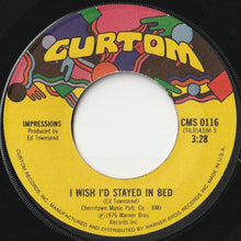 画像をギャラリービューアに読み込む, Impressions - Sunshine / I Wish I'd Stayed In Bed (7 inch Record / Used)