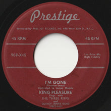 画像をギャラリービューアに読み込む, King Pleasure / Quincy Jones And His Band - I'm Gone / You're Crying (7 inch Record / Used)