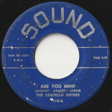 Load image into Gallery viewer, Costello Sisters - Are You Mine / Pledging My Love (7 inch Record / Used)
